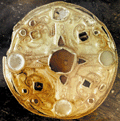 Goldscheibenfibel der Merowingerzeit Goldscheibenfibel der Merowingerzeit